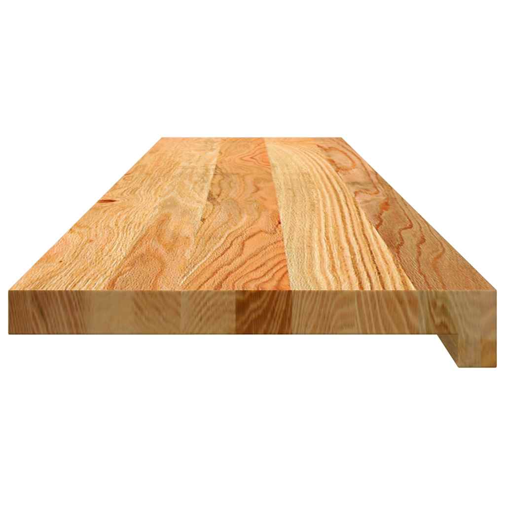 vidaXL Stair Treads 20 pcs Light Brown 110x30x2 cm Solid Wood Oak 6