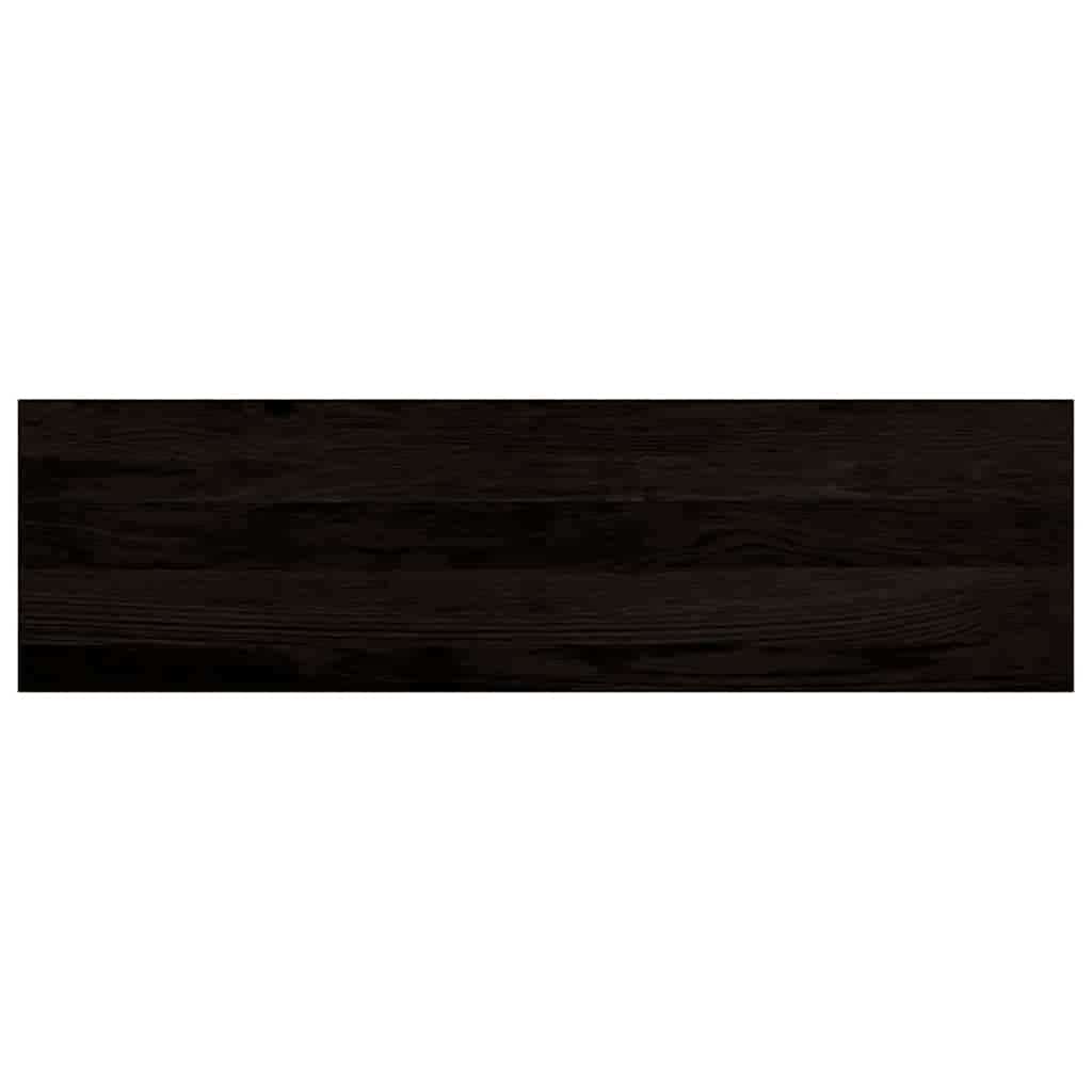 vidaXL Stair Treads 12 pcs Brown Black 90x25x2 cm Solid Wood Oak 4