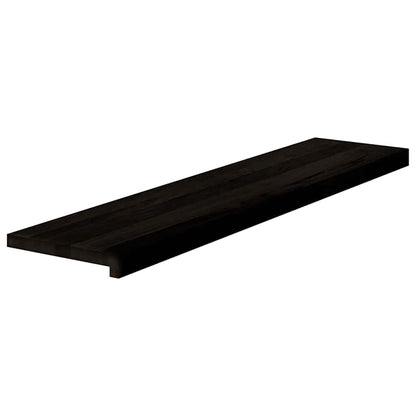 vidaXL Stair Treads 12 pcs Brown Black 110x25x2 cm Solid Wood Oak 3