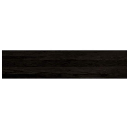 vidaXL Stair Treads 12 pcs Brown Black 110x25x2 cm Solid Wood Oak 4