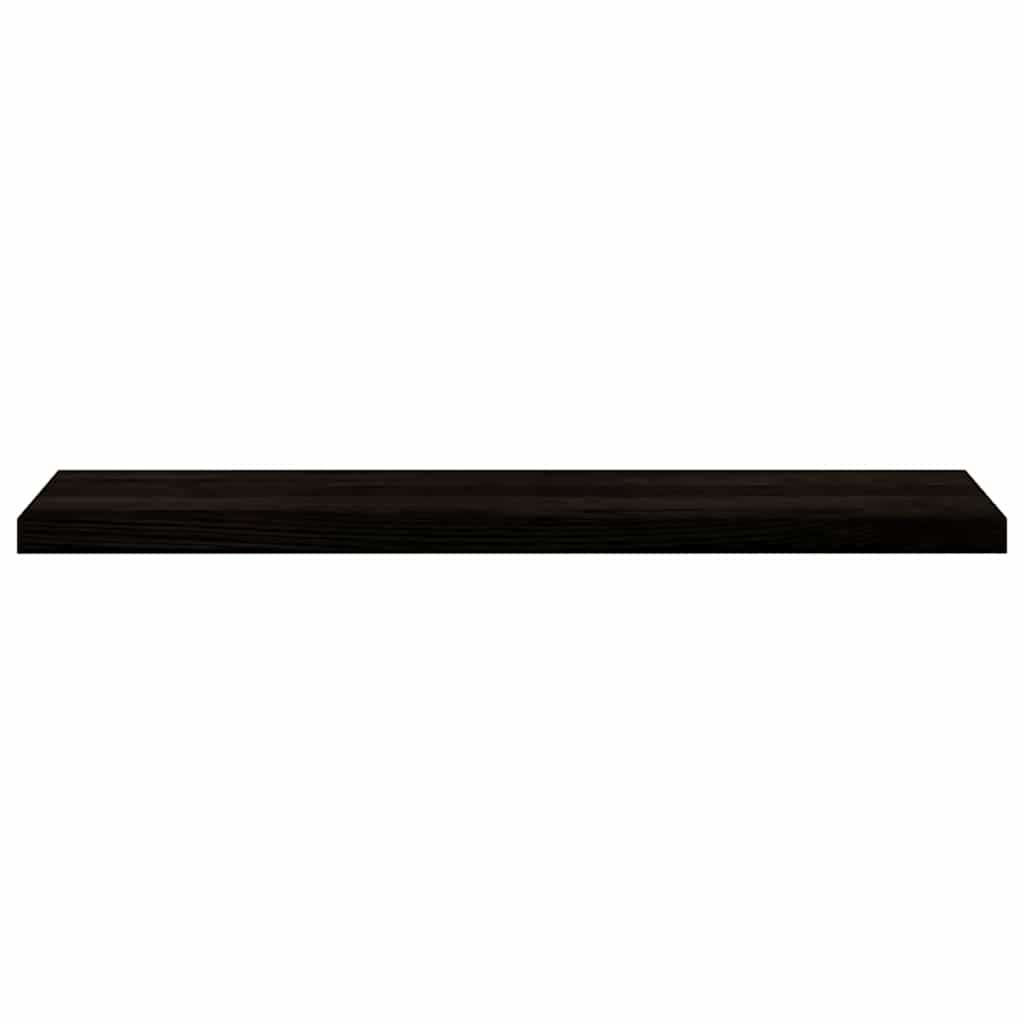 vidaXL Stair Treads 12 pcs Brown Black 110x25x2 cm Solid Wood Oak 5