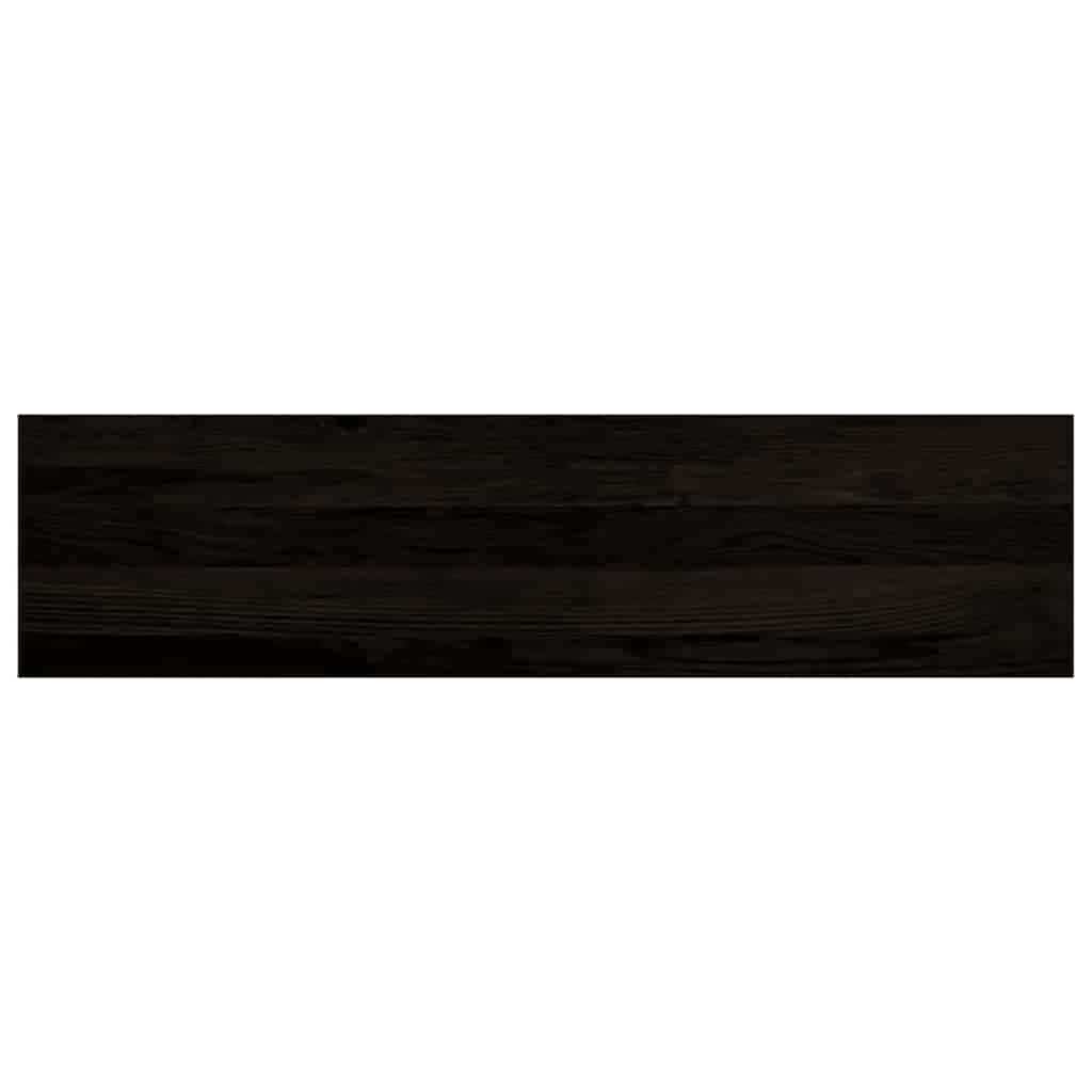 vidaXL Stair Treads 12 pcs Brown Black 100x30x2 cm Solid Wood Oak 4