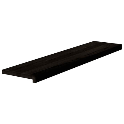 vidaXL Stair Treads 12 pcs Brown Black 110x30x2 cm Solid Wood Oak 3