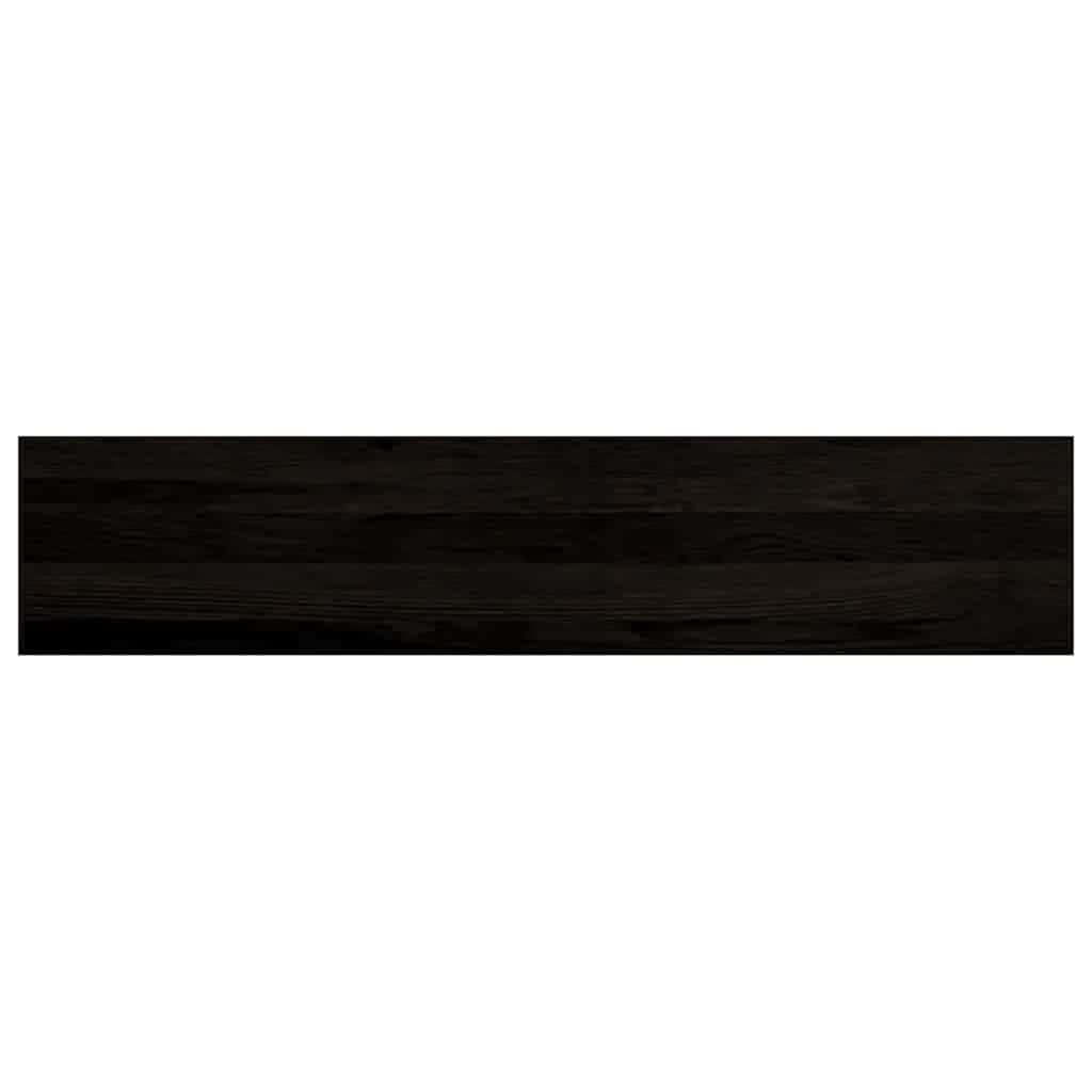vidaXL Stair Treads 12 pcs Dark Brown 120x30x2 cm Solid Wood Oak 4