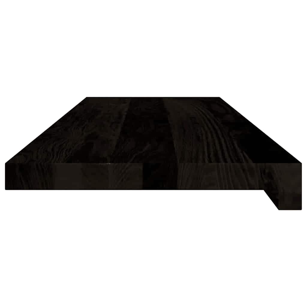 vidaXL Stair Treads 16 pcs Brown Black 80x25x2 cm Solid Wood Oak 6