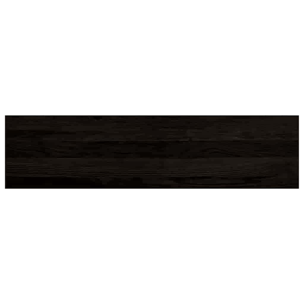 vidaXL Stair Treads 16 pcs Brown Black 100x25x2 cm Solid Wood Oak 4