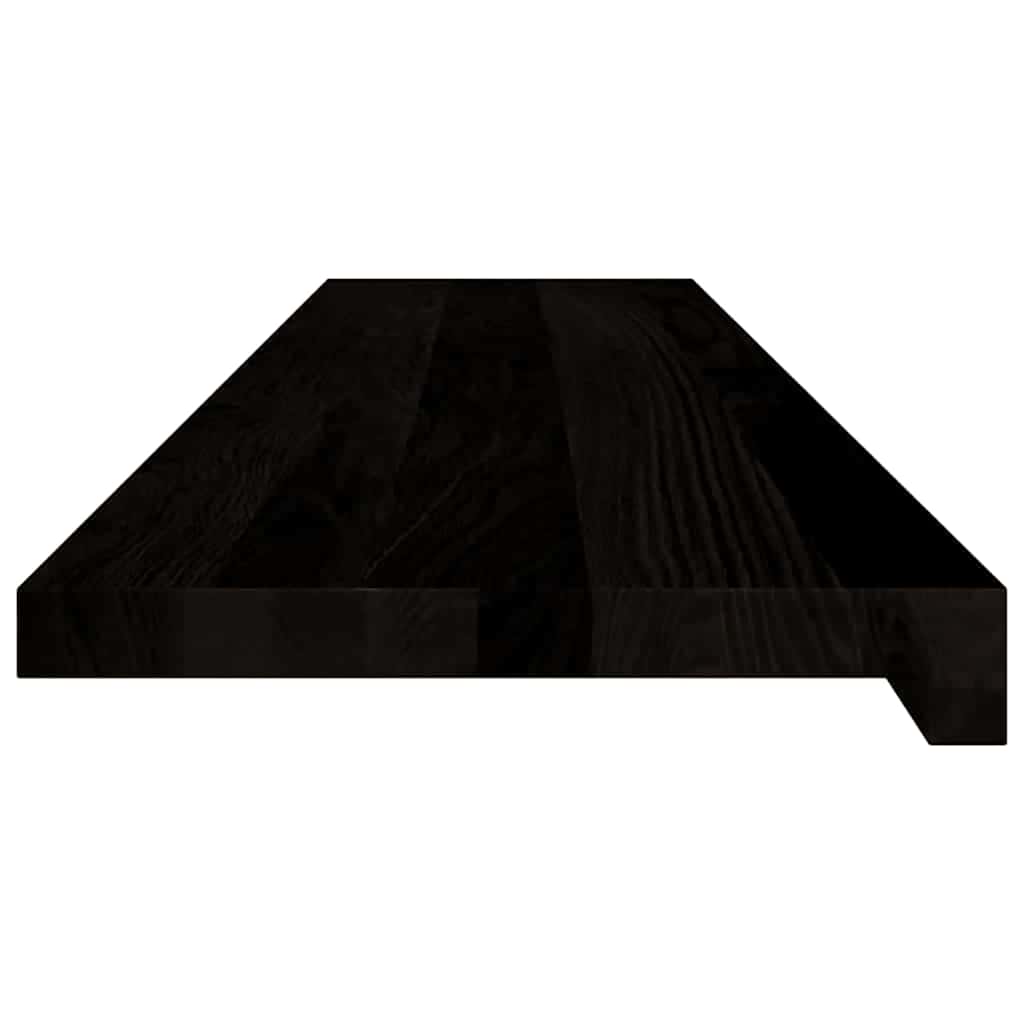 vidaXL Stair Treads 16 pcs Dark Brown 110x25x2 cm Solid Wood Oak 6