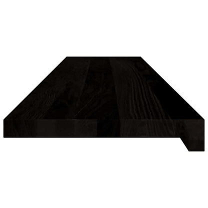 vidaXL Stair Treads 16 pcs Dark Brown 110x25x2 cm Solid Wood Oak 6