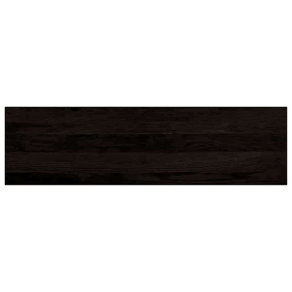 vidaXL Stair Treads 16 pcs Dark Brown 90x30x2 cm Solid Wood Oak 4