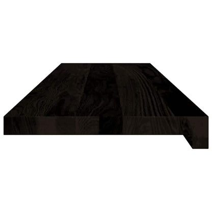 vidaXL Stair Treads 16 pcs Dark Brown 90x30x2 cm Solid Wood Oak 6