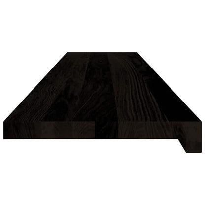 vidaXL Stair Treads 16 pcs Dark Brown 120x30x2 cm Solid Wood Oak 6