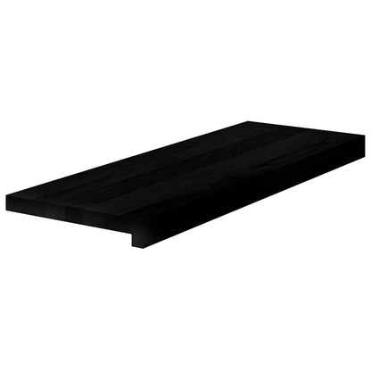 vidaXL Stair Treads 20 pcs Brown Black 70x25x2 cm Solid Wood Oak 3