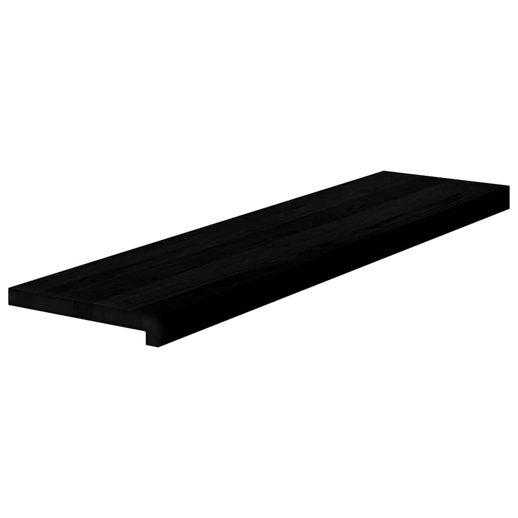 vidaXL Stair Treads 20 pcs Dark Brown 100x25x2 cm Solid Wood Oak 3