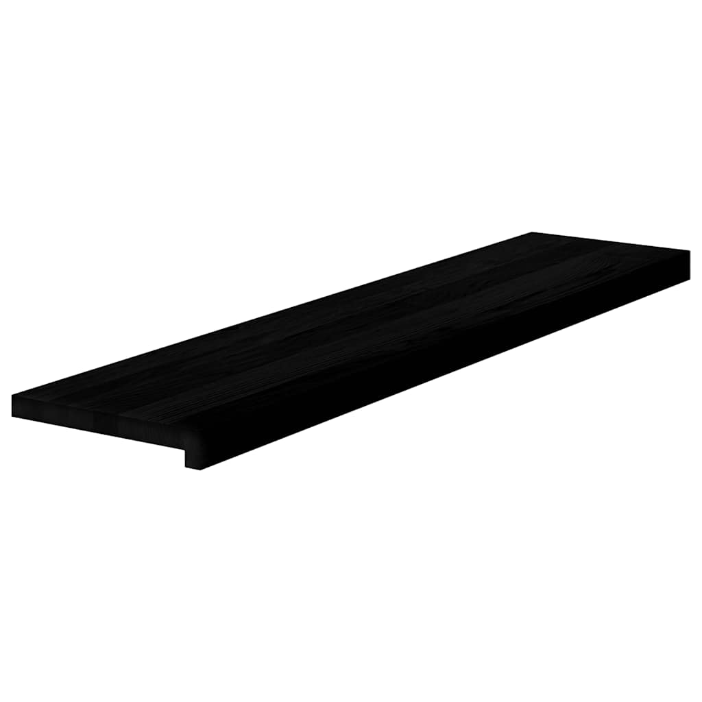 vidaXL Stair Treads 20 pcs Dark Brown 110x25x2 cm Solid Wood Oak 3