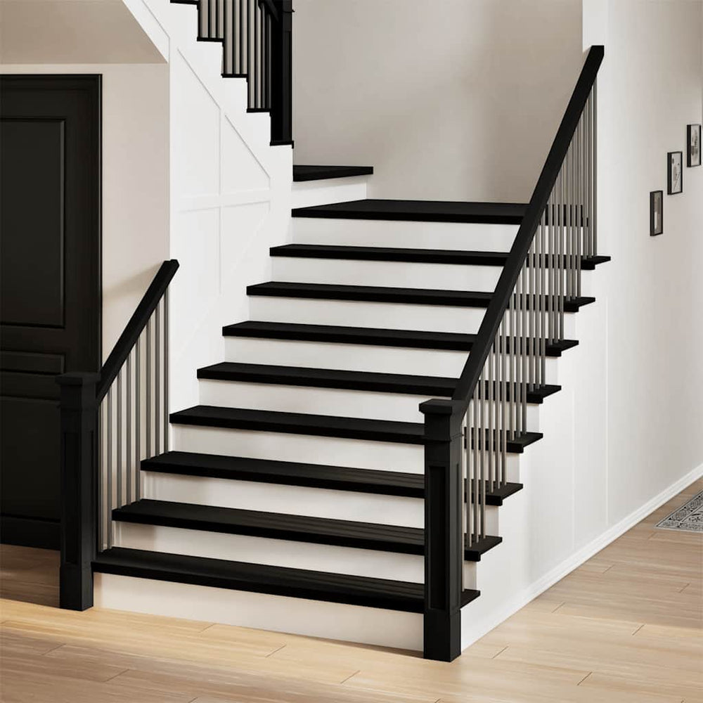vidaXL Stair Treads 20 pcs Dark Brown 110x30x2 cm Solid Wood Oak