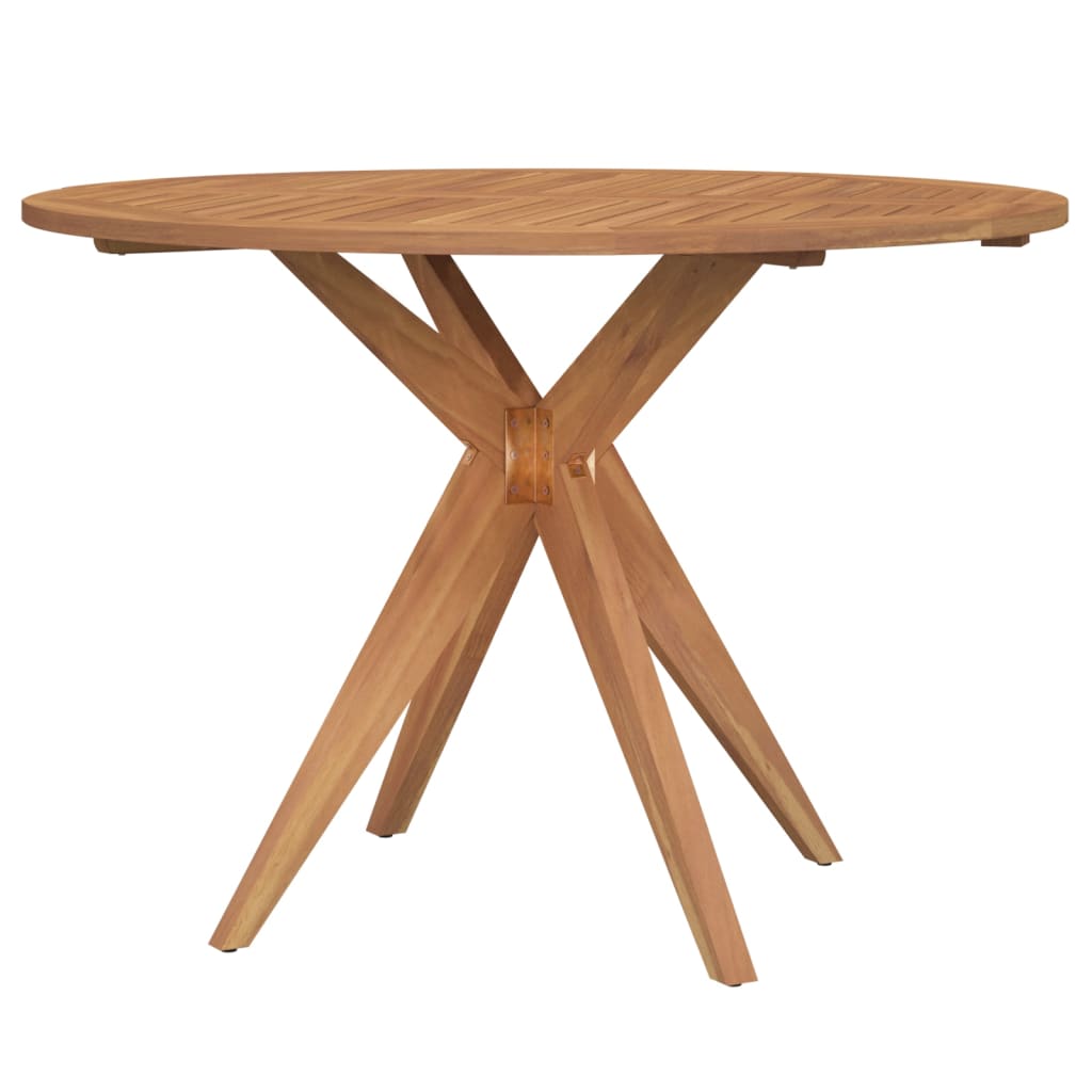 vidaXL 5 Piece Garden Dining Set Solid Wood Acacia 3