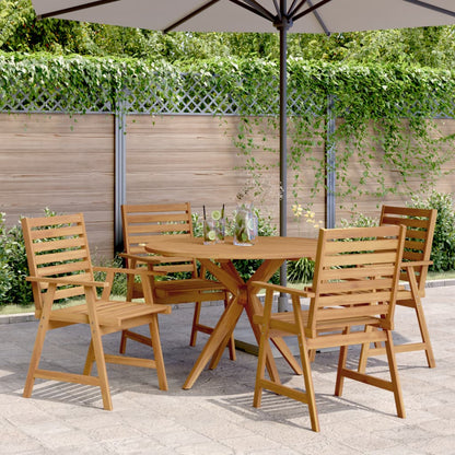 vidaXL 5 Piece Garden Dining Set Solid Wood Acacia 1