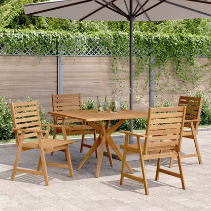 vidaXL 5 Piece Garden Dining Set Solid Wood Acacia 1
