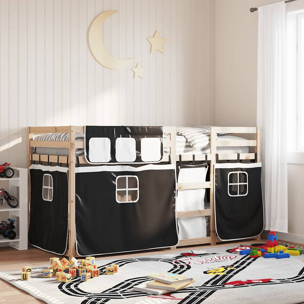 vidaXL Bunk Bed without Mattress Solid Wood Pine