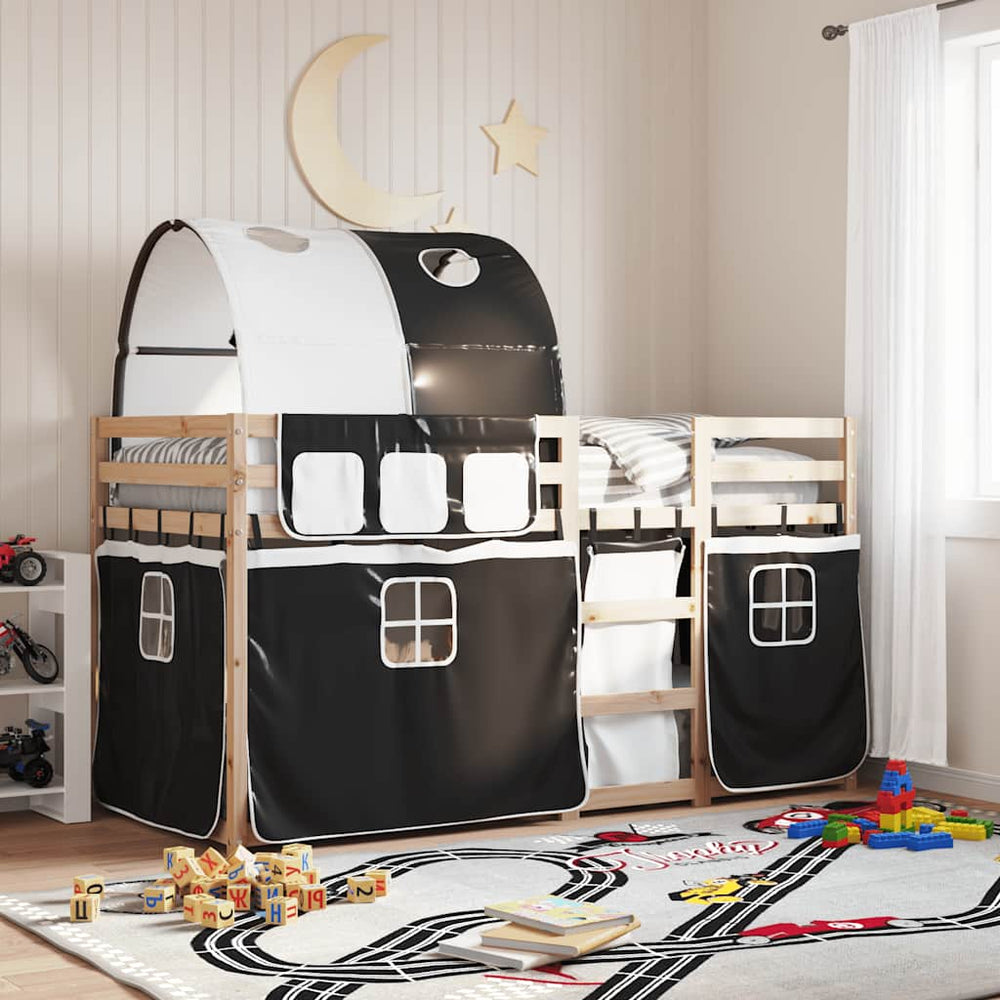 vidaXL Bunk Bed without Mattress Solid Wood Pine