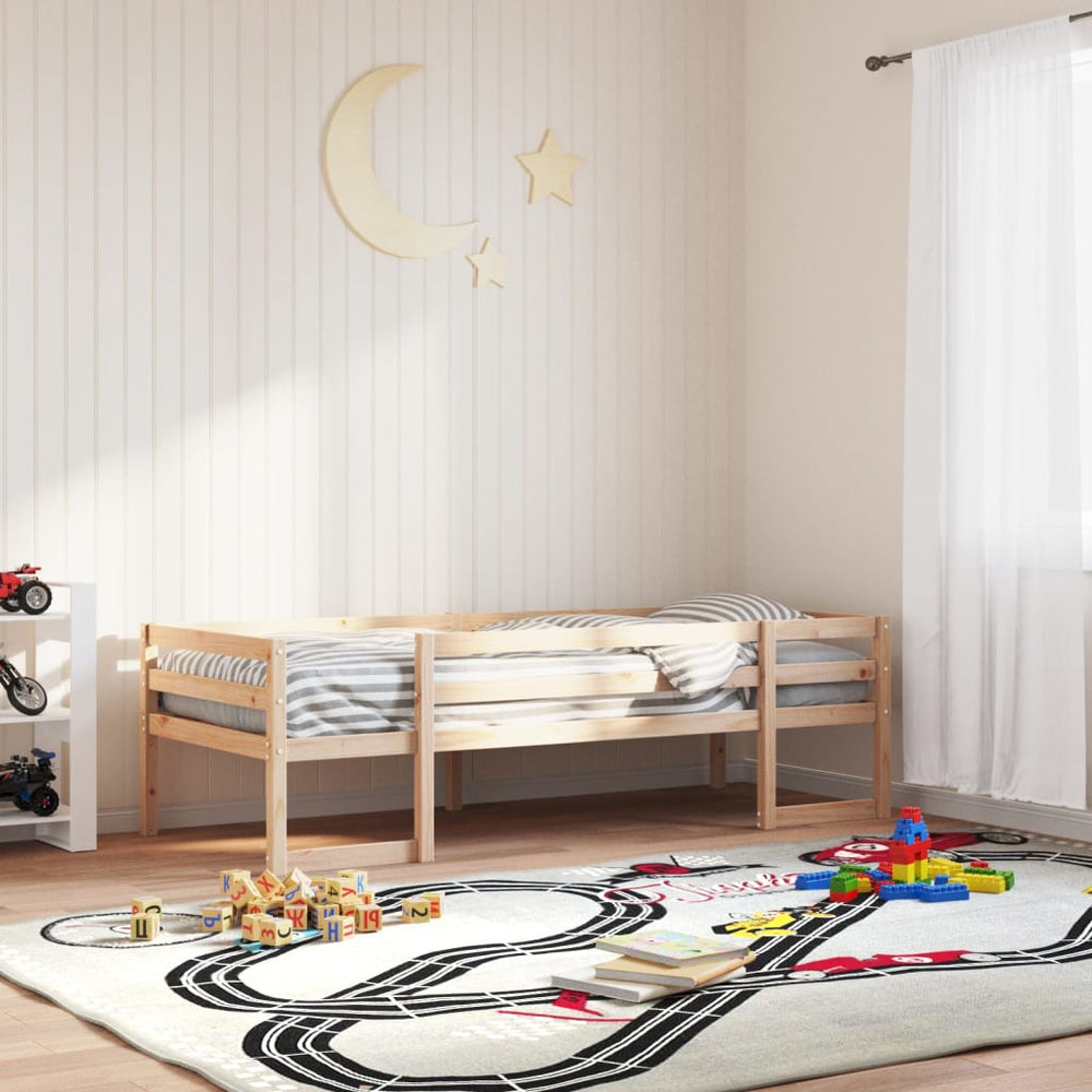 vidaXL Kids' Bed Frame without Mattress Solid Wood Pine