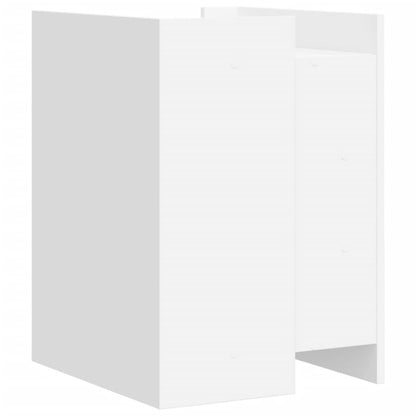 Bedside Cabinet 45x50x65 cm Engineered Wood White