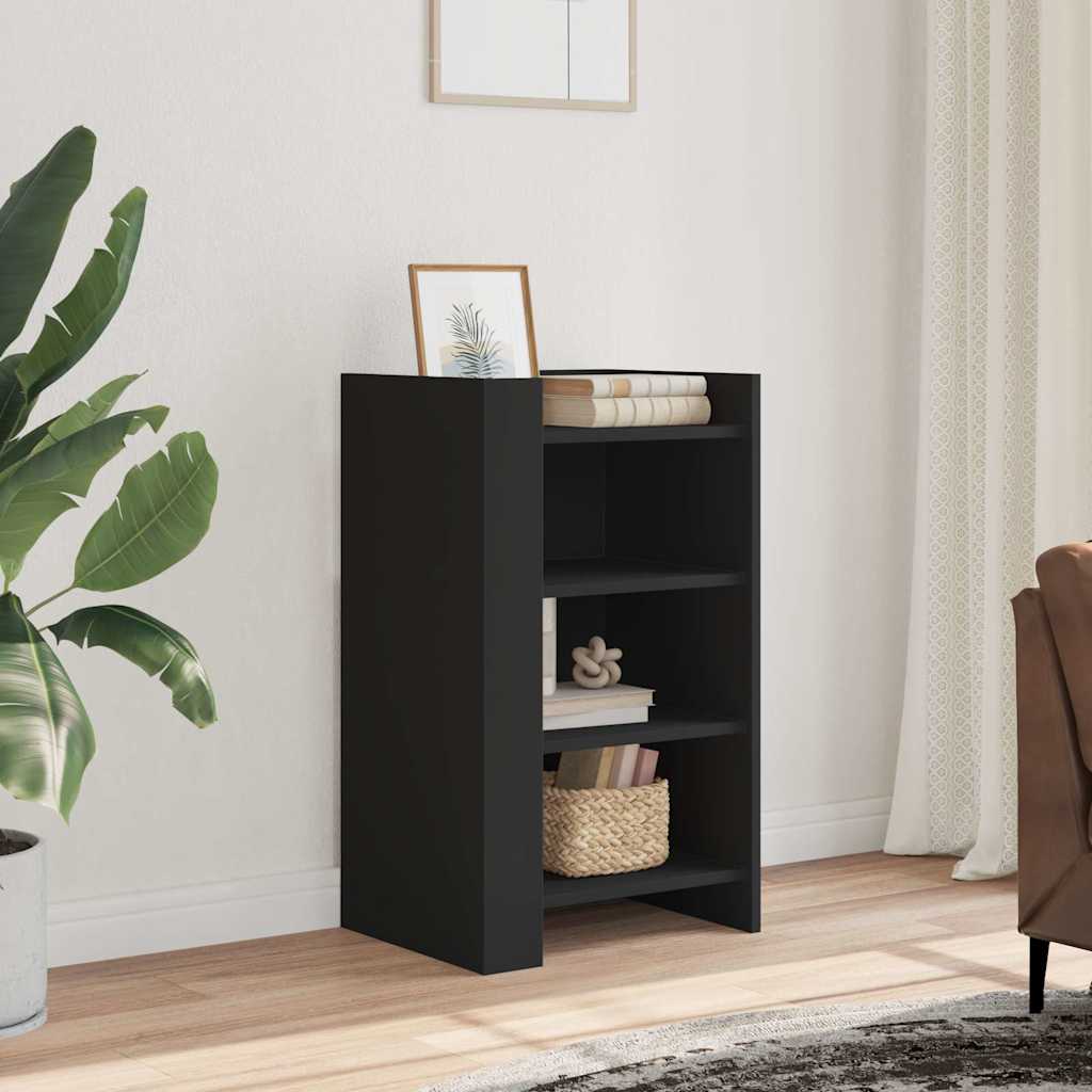 Sideboard 45x35x75 cm Engineered Wood Black 45 cm