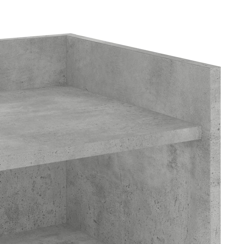 Sideboard 45x35x75 cm Engineered Wood Concrete grey 73.5 cm