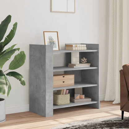 Sideboard 45x35x75 cm Engineered Wood Concrete grey 73.5 cm
