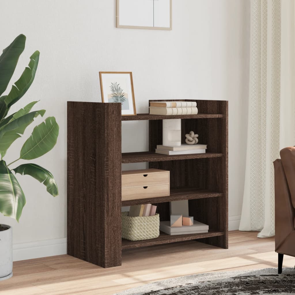 Sideboard 45x35x75 cm Engineered Wood Brown oak 73.5 cm
