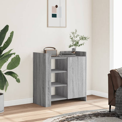 Sideboard 73,5x35x75 cm Engineered Wood Grey sonoma