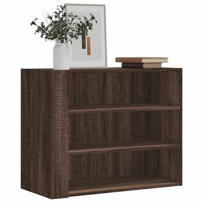 Wall Cabinet 75x35x60 cm Engineered Wood Brown oak