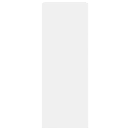 Shoe Cabinet 52x37,5x100 cm Engineered Wood White