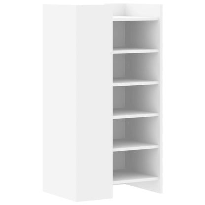 Shoe Cabinet 52x37,5x100 cm Engineered Wood White