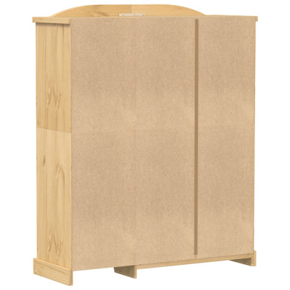 vidaXL Wardrobe "Corona" 151,5x52x186 cm Solid Wood Pine 6
