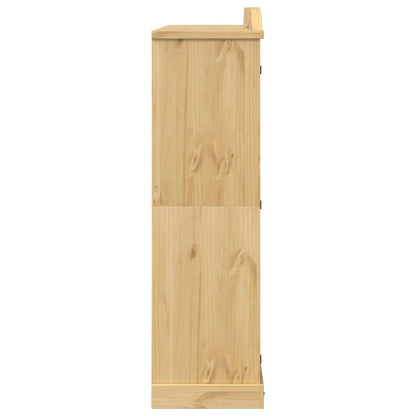 vidaXL Wardrobe "Corona" 194x52x186 cm Solid Wood Pine 5