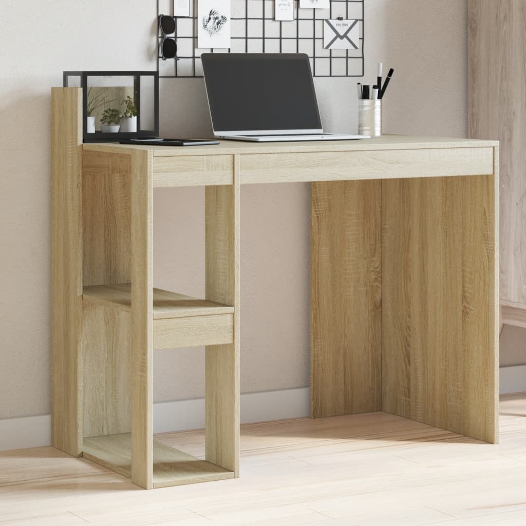 Office Desk 103,5x56,5x94 cm Engineered Wood Sonoma oak