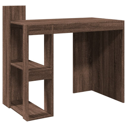 Office Desk 103,5x56,5x94 cm Engineered Wood Brown oak