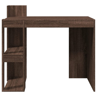 Office Desk 103,5x56,5x94 cm Engineered Wood Brown oak
