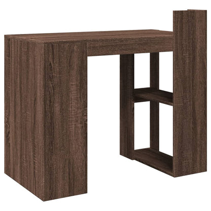 Office Desk 103,5x56,5x94 cm Engineered Wood Brown oak