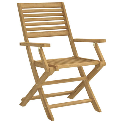 vidaXL 9 Piece Garden Dining Set Solid Wood Acacia 4