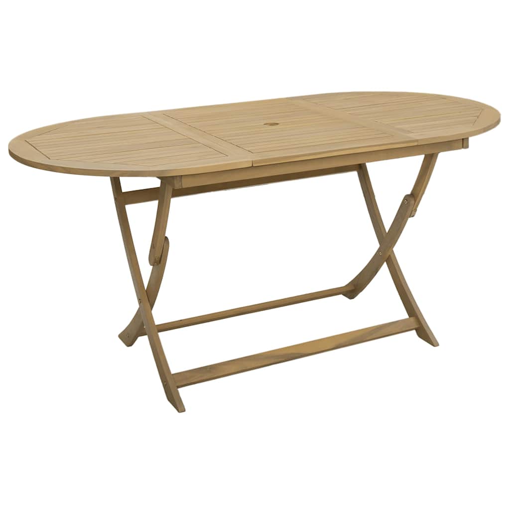 vidaXL 9 Piece Garden Dining Set Solid Wood Acacia 6