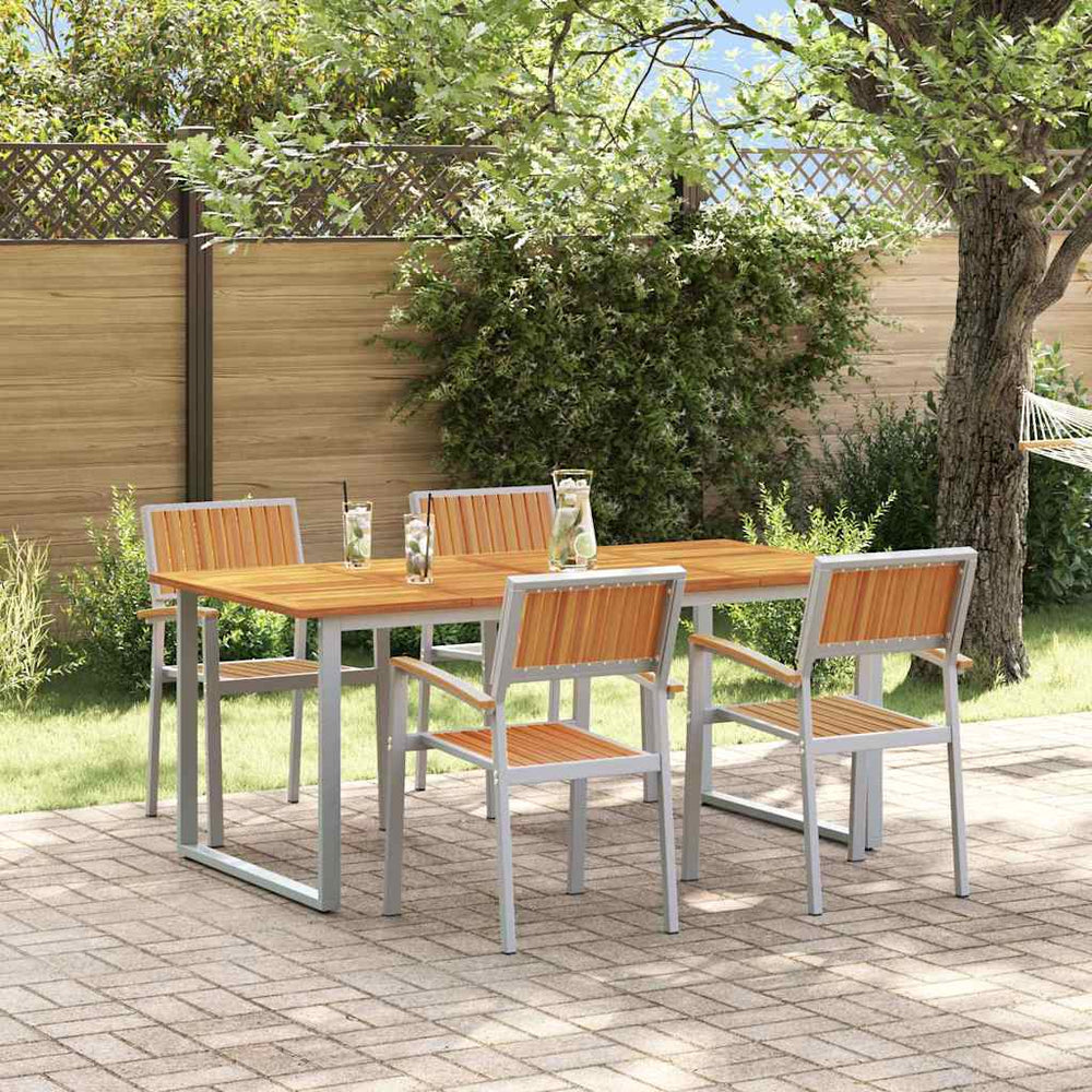 vidaXL 5 pcs Grey
