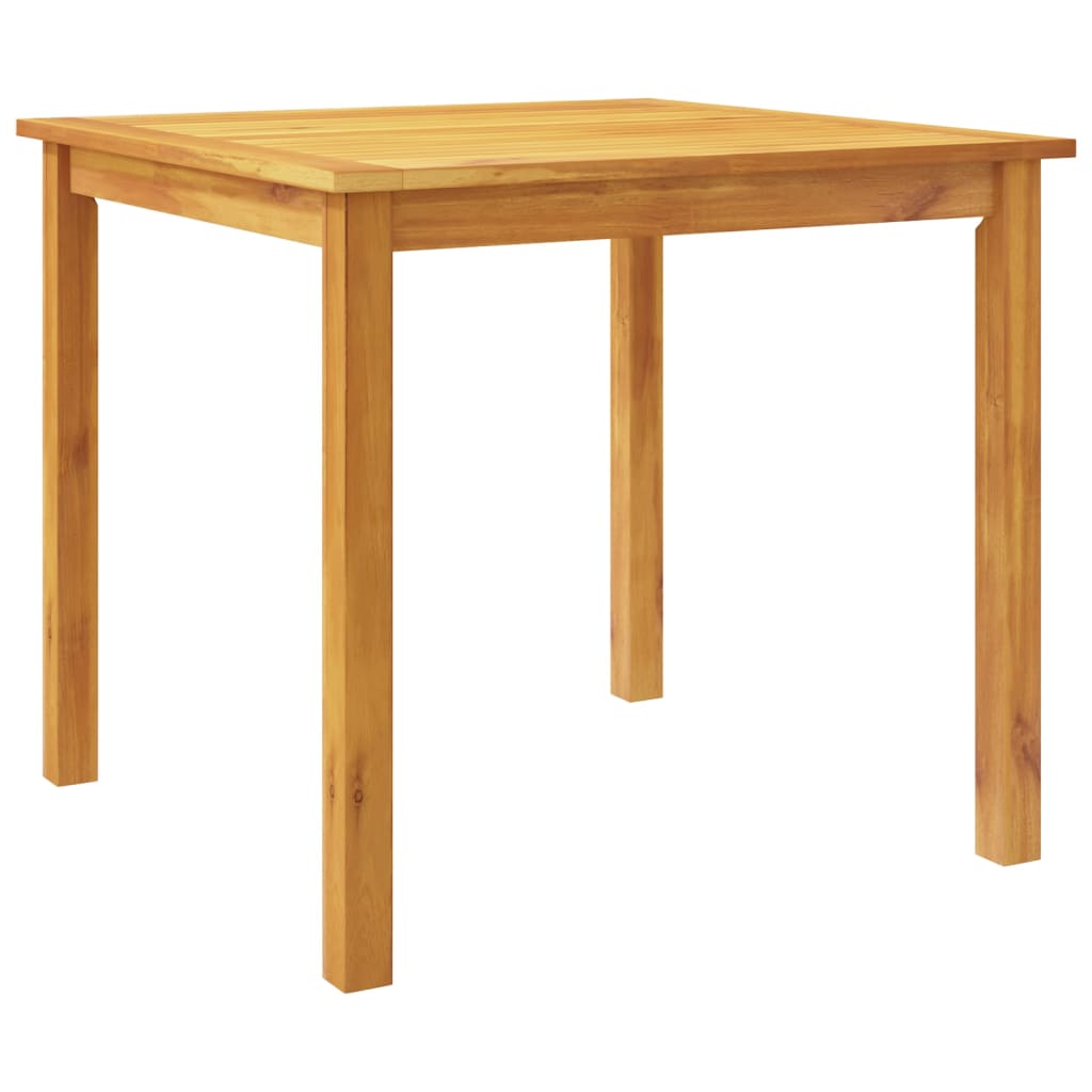 3-Piece Garden Dining Set 2-Seaters Solid Acacia Wood Natural