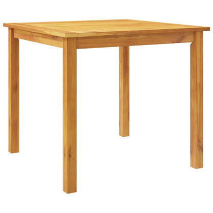 3-Piece Garden Dining Set 2-Seaters Solid Acacia Wood Natural