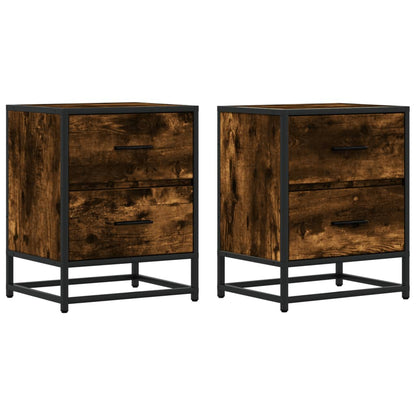 Bedside Cabinet 40x31x50 cm Engineered Wood Smoked oak
