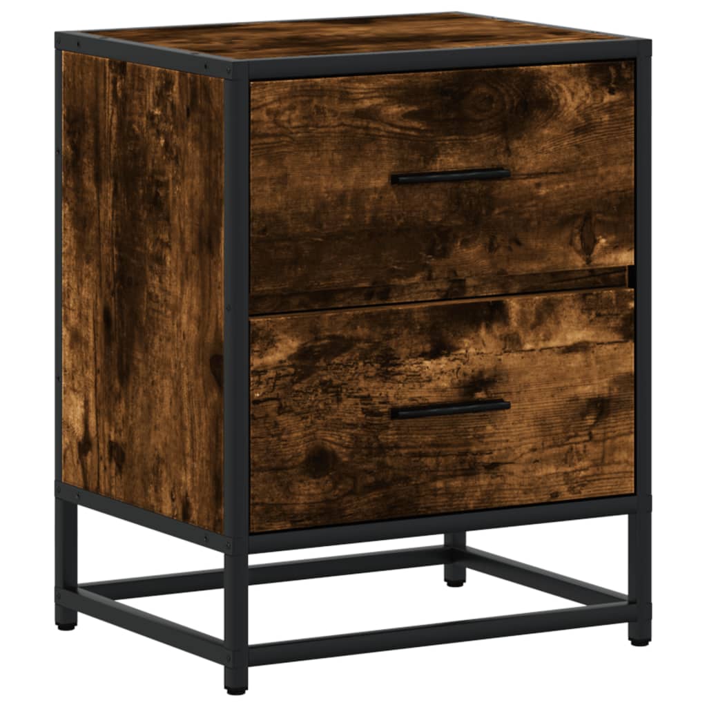 Bedside Cabinet 40x31x50 cm Engineered Wood Smoked oak
