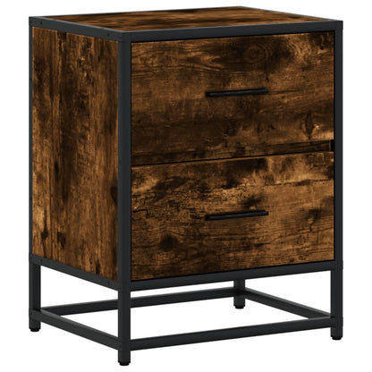 Bedside Cabinet 40x31x50 cm Engineered Wood Smoked oak