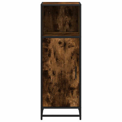 Bathroom Cabinet 35x37,5x100 cm Engineered Wood Smoked oak