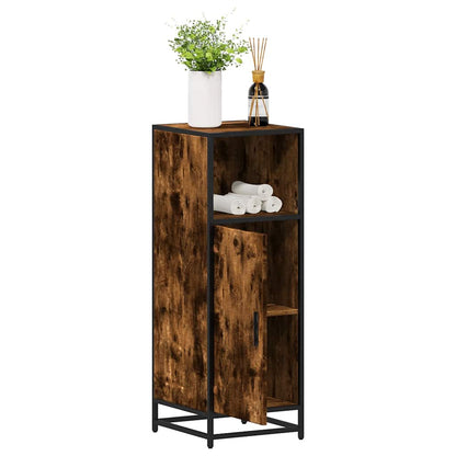 Bathroom Cabinet 35x37,5x100 cm Engineered Wood Smoked oak